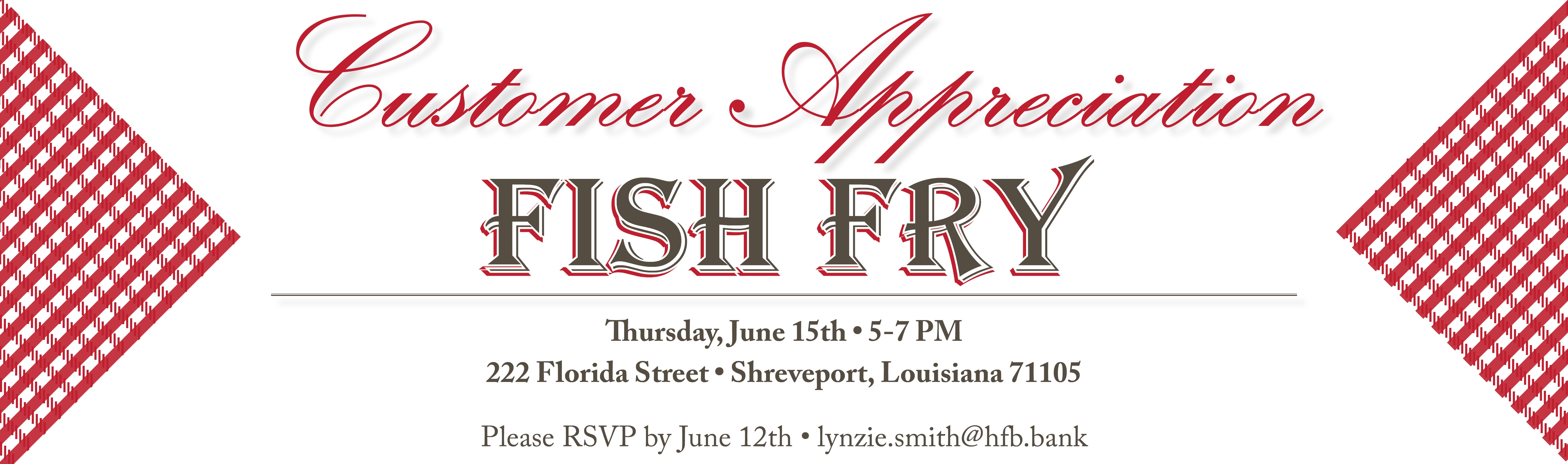 Customer Appreciation Fish Fry